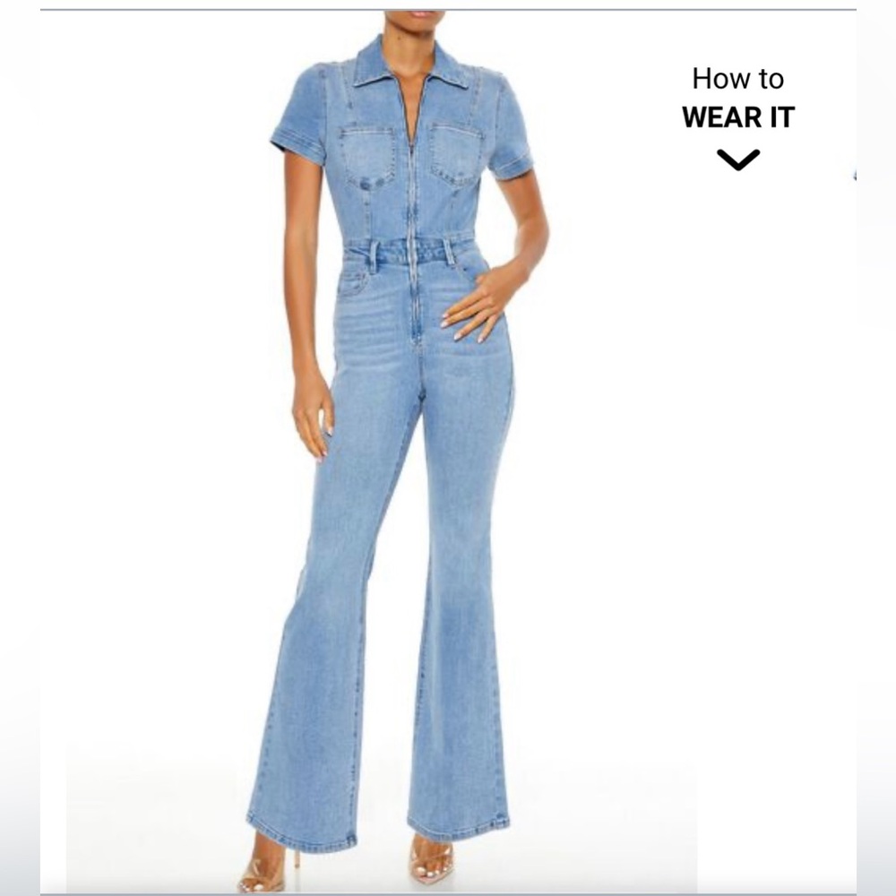 NWT - Lilyful Denim Jumpsuit